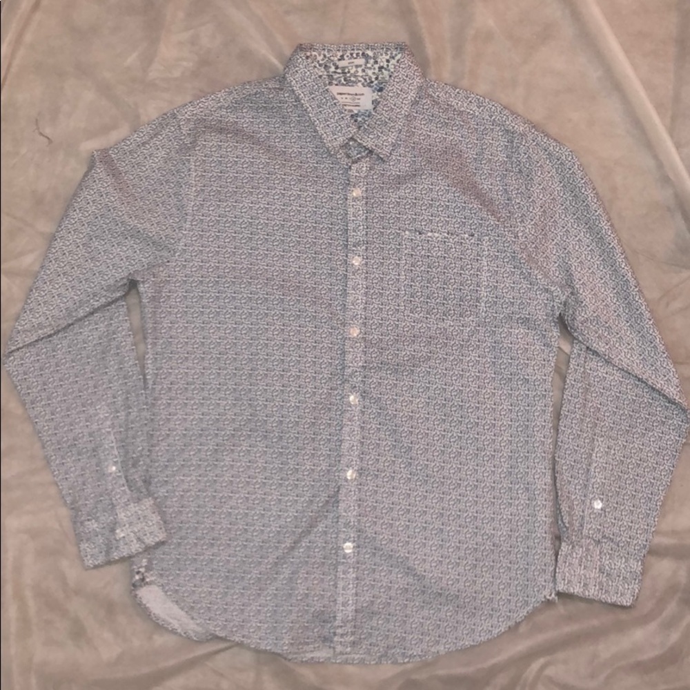 Long Sleeve Button Down Collar Shirt